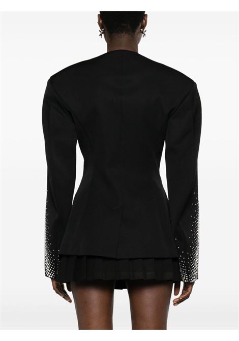 Blazer con decorazione di strass in nero - donna THE ATTICO | 241WCG58W046T065